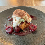 サラマンジェ ド ヨシノ - サワーチェリーのデザート