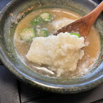 馳走 きむら - 肉厚の鱧と玉葱、オクラ