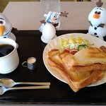 喫茶結城 - 料理写真:ホットサンドモーニングセット　550円