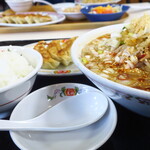 餃子の王将 - 辣菜麺フェアセットＢ