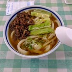 みうらうどん - 肉うどん中