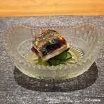 丸新 - 焼穴子と胡瓜の酢の物