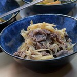 家庭料理 小川 - 牛肉しょうが煮