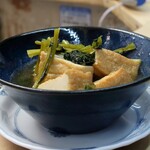 家庭料理 小川 - 青菜厚揚げ