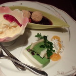 デザートセットはコーヒーつき