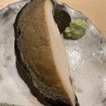 すが弥 - 鮑です。暑さが判るように撮影角度を変えました。