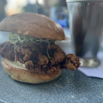 Hau Tree Lanai Restaurant - chicken sandwich $25