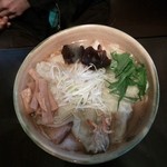 いち井 - 焼きあご塩＋海老ワンタン