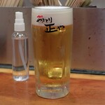 やきとり 正や - 熟撰生ビール