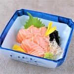 Shinshu salmon sashimi