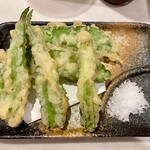 レストラン 父島 - 父島産四角豆の天ぷら 700円