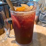 Yonchome Cafe - 【2022年06月】久々の「自家製サングリア(ピッチャー)2,000円」を知人と(^o^)丿