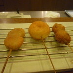 豚ヒレ、玉ねぎ、たこ