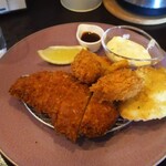 うみからそらへ - ササミチーズフライ  カキフライ  フグフライ