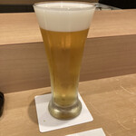 北新地 鮨 葵 - 生ビール