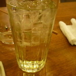 にしや - 焼酎麦無一物水割り