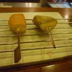 にしや - 京生麩、山芋