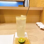 蕎麦割烹  倉田 - 酢橘生搾　サワー