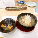 蕎麦割烹  倉田 - 「鱧」を焼いて、鼈汁