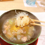 蕎麦割烹  倉田 - 「鱧」を焼いて、鼈汁