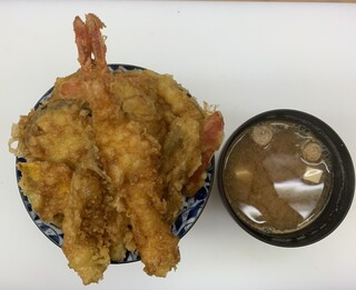 深川つり舟 - いろいろ天丼【1,700円】