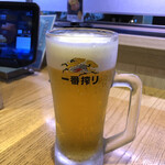 Ichiba Zushi - 生ビールはキリン一番搾りです。