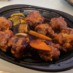 嘉興中華料理居酒屋 - 若鶏の黒酢あんかけ