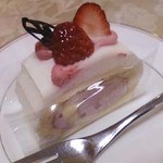 Anasuta ja - ランチ：Ｗベリーロールケーキ