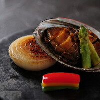 鮑バター醤油焼き