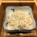 すし 良月 - 毛ガニの蒸し鮨