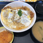 松のや - ロースかつ丼(¥590) +コロッケ(サービス券)