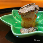 らん亭～ 美日庵 - 賀茂茄子にオレンジとフォアグラとトリュフ