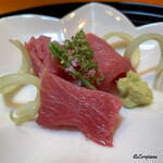 らん亭～ 美日庵 - 天然本鮪の中トロ､トロ､大トロの造り味比べ