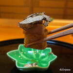 らん亭～ 美日庵 - 賀茂茄子にオレンジとフォアグラとトリュフ