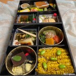 らん亭～ 美日庵 - 二段重の御弁當(御開帳)