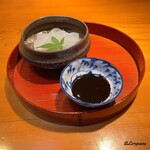 らん亭～ 美日庵 - 作りたての葛切り