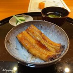 らん亭～ 美日庵 - 自前の鰻丼と香の物と椀物