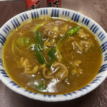 山為食堂 - 肉カレーうどん 800円