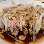 一二三凱旋楼 - 蒸し鶏のネギ油掛け