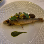 anchoa - 鮎のコンフィ