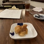 れんが亭 - たくあんの燻製