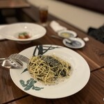 れんが亭 - 有明海苔柚子胡椒クリームパスタ