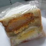 神戸屋キッチン - 海老カツ、ベーコン卵サンド
