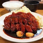 大阪トンテキ - トンテキ定食 大(300g 1,100円)