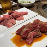 Yakiniku Reimen Yucchan - 肉（塩とタレ）
