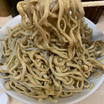 自家製ラーメン大者 - 油そば生玉子付き大盛り（キムチ、チーズ）トッピング〜⁈ニンニク少なめ