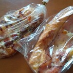 ノルド バケリ アルヘイム - ウインナーパン149円 ・ベーコンチーズデニッシュ159円