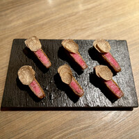 焼肉うしごろ 西麻布本店 - 黒毛和牛ヒレカツ ～トリュフ添え～ 