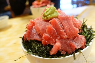 Yamaki - 2021年10月　くろマグロの大トロ丼【税込1800円】