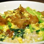 旬鮮吟味 唐八 - 国産キクラゲと青菜の中華炒め